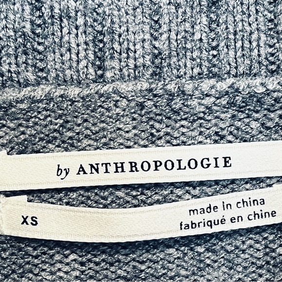 Anthropologie Sweater Paloma Knit Cowl Neck in Gray Size XS - Picture 4 of 12